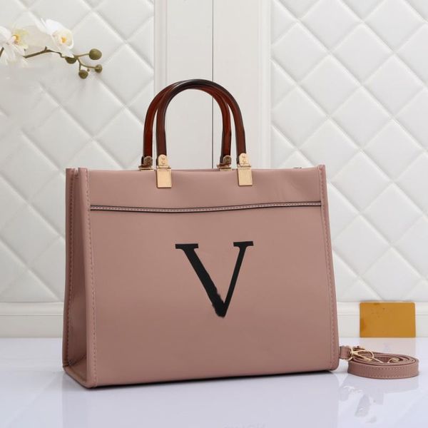 

designer bag tote bag luxury and fashionable handbags solid color large capacity handbag multiple colors to choose from, Pink