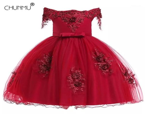 

christmas kids dress girls pageant birthday party wedding beads flower girls dresses for formal evening dress15044204, Red;yellow