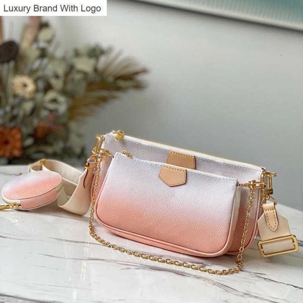 

bag handbags shoulder bags delicate knockoff designer chain bag multi pochette accessoires 25cm luxury shoulder bag m57633 yl036 dxmm, Black