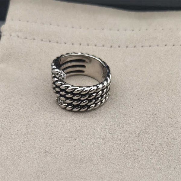 

diamond wedding fashion band gold ring double x trendy snake ladies designer rings for women luxury jewelry love womens braided couple birth, Silver