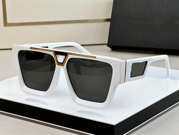 

designer sunglasses for men and women's 5011 summer fashion style square frame uv 400anti vintage board full frame glasses random box, White;black