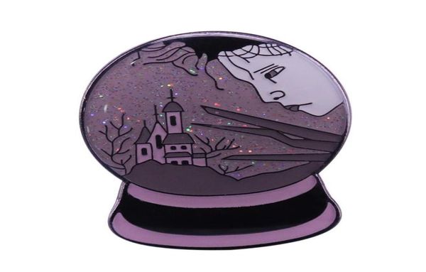 

edward scissorhands hard enamel pins brooch women lapel backpack bags badge jewelry gifts3124296, Blue