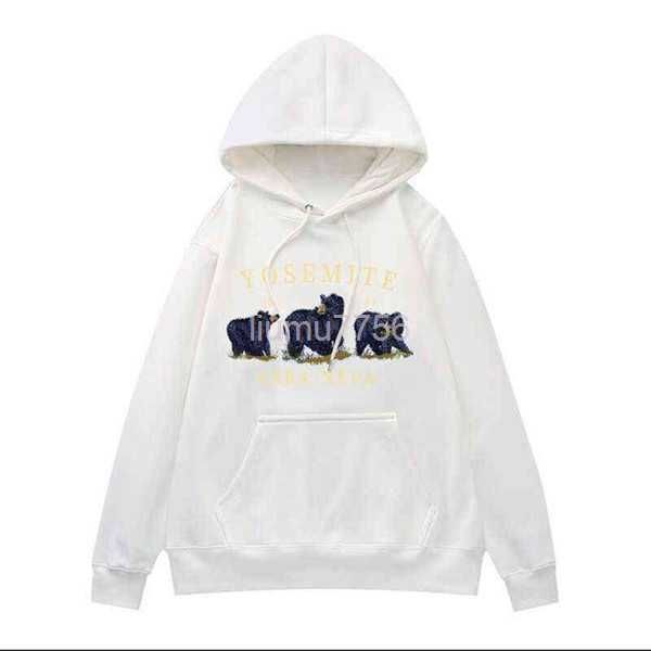 

women brandy hoodies oversized men melville sweatshirt female sweat bear pullover aesthetic tracksuit embroidery lyw5, Black