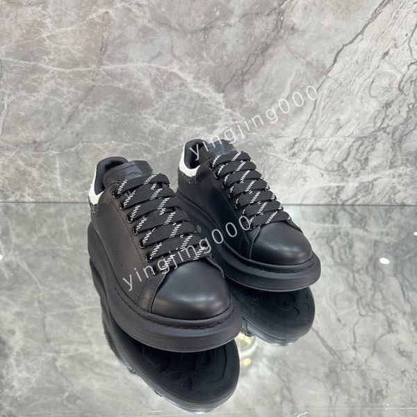 

new designer men sneakers women casual shoes platform loafers trainers black leather shoes chunky round head sneaker2023