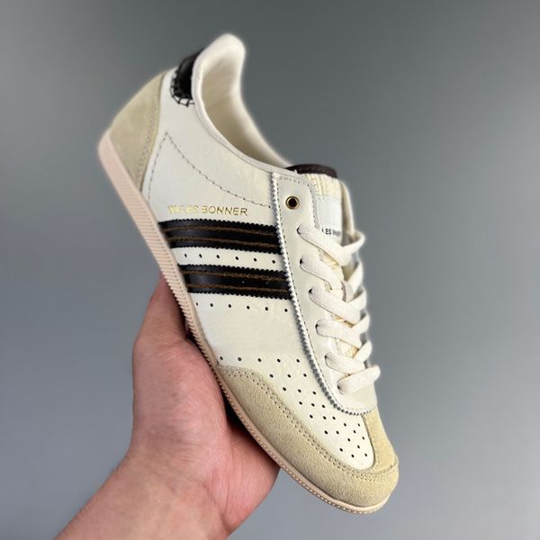 

shoes running japan wales bonner cream skates for men grey white brown skate women sneaker 36-45