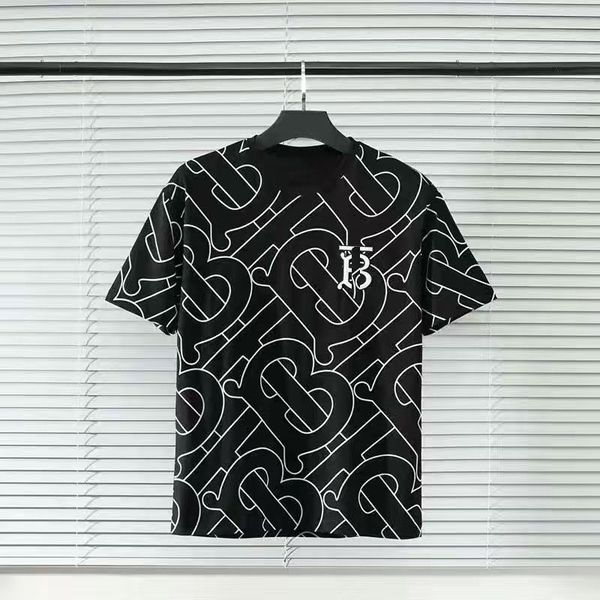 

men's t-shirt and women's high-end brand men's t-shirts short sleep summer outdoor fashion casual t-shirt printed with pure c, White;black