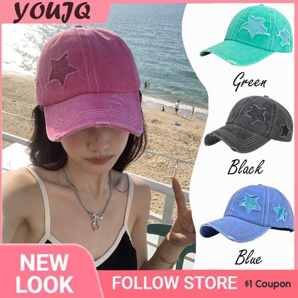 

ball caps y2k baseball caps for women men 90s indie aesthetic fairy grunge sport visors cap sun hat girls korean kpop cessories gorras p2304, Blue;gray