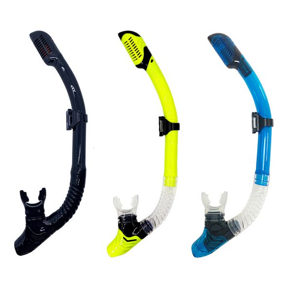 

snorkels sets silicone snorkel dry breathing tube underwater water sports swimming diving snorkeling professional adults swim pool air tube