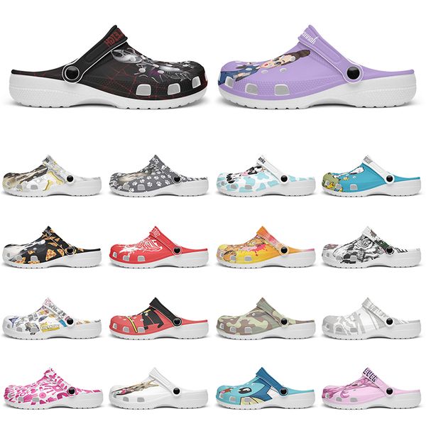 

Customized precious beautiful fashionable comfortable lovely Diy shoes for men and women's indoor slippers 44-93070