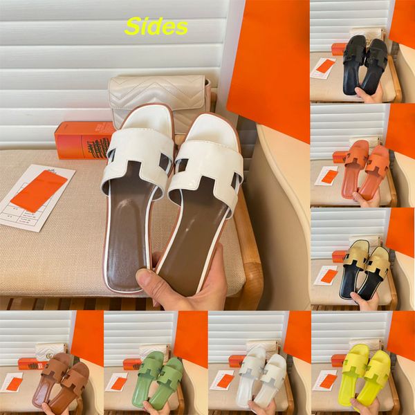 

women designer slipper slide sandals summer classic brand beach casual sandals, Black