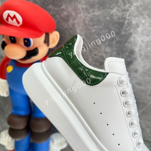 

new designer men sneakers womens casual shoes platform loafers trainers black leather shoe chunky round head sneaker