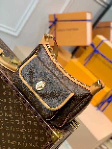 

luxury quality brand designer other bags tikal gm one shoulder bag m40077 letter handbags shoulder messenger bag eumr, Black;white