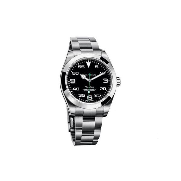 

luxury menes watch exp air king series 116900 and 216570 black 40mm dial automatic mechanical movement 316 steel bran designer238n, Slivery;brown