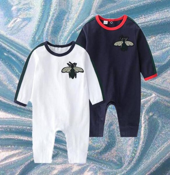 

2021 infant designer outfits kids baby boys girls clothes kid romper toddler long sleeve jumpsuit bodysuits children clothing5290510, Blue