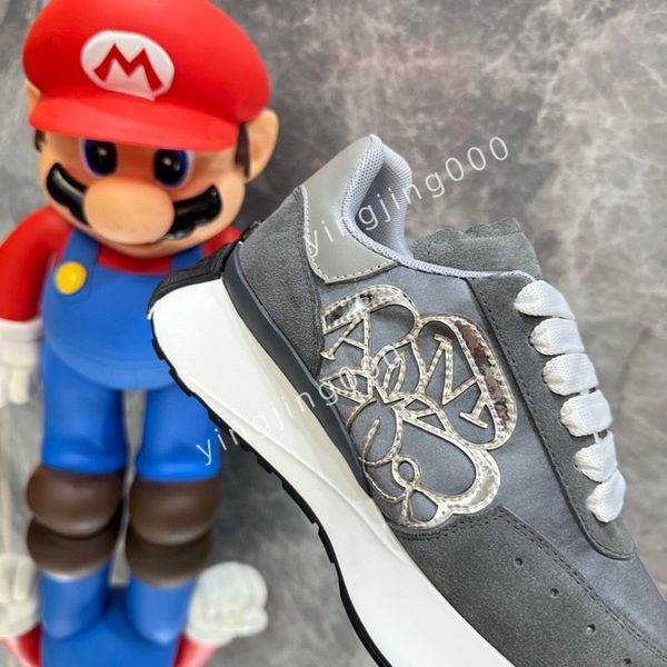 

new mens womens designer sneakers brand sneakers designer trainers women man casual shoes real leather, Black