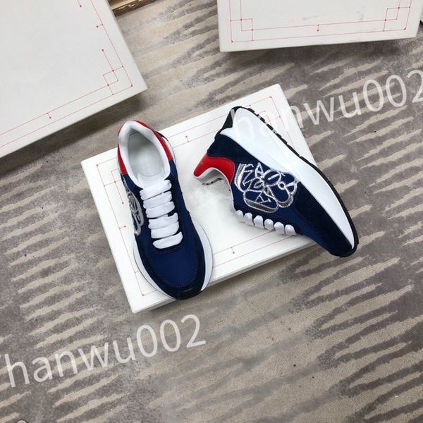 

2023 new luxury designers shoes canvas sneakers fashion platform trainers calfskin sneaker rubber outsole casual shoe, Black