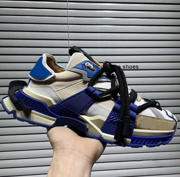

designer with box brand dg casual shoes sneakers classic dad shoes 5862 fashion atmosphere outdoor street letters pure black non-slip tpu ou