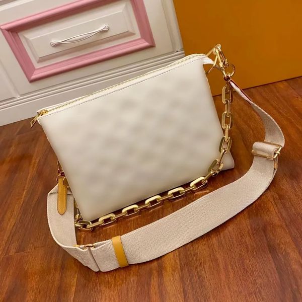 

coussin purse designer bag mens crossbody bag m57790 pm genuine leather shoulder bags on chain evening handbags phone coin purse small shop