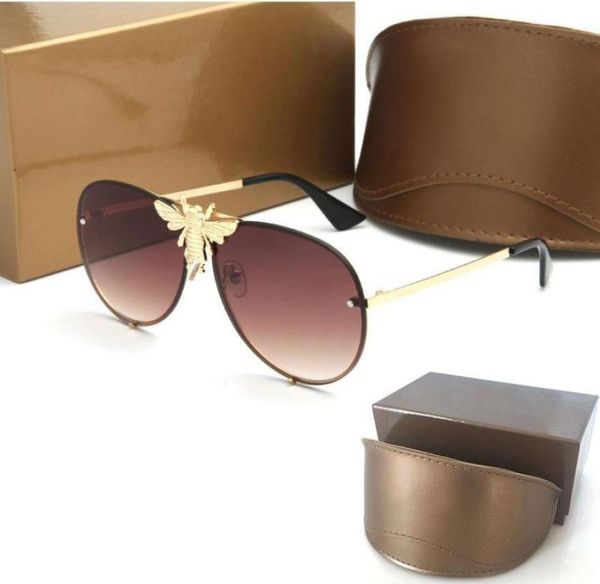 

womans sunglasses luxury mens sun glasses uv protection men designer eyeglass gradient metal hinge fashion women spect1943892, White;black