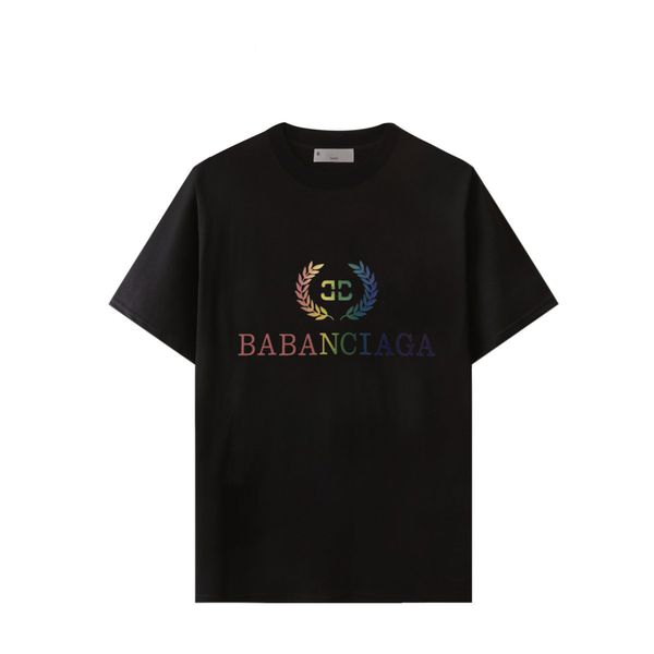 

men's t-shirts designer shirt fashion luxury short sleeve t-shirt round neck cotton letter classic short sleeve t-shirt couple models c, White;black