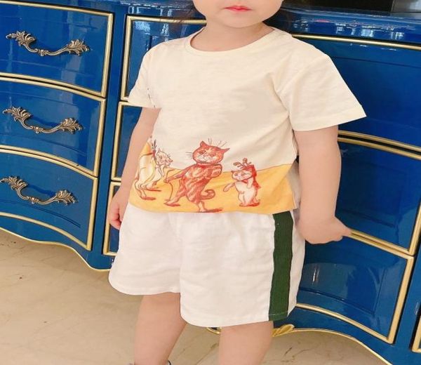 

summer boys tshirt brand designer clothes for children girls spring toddler kid causal short sleeve tees shirt7560148, Blue