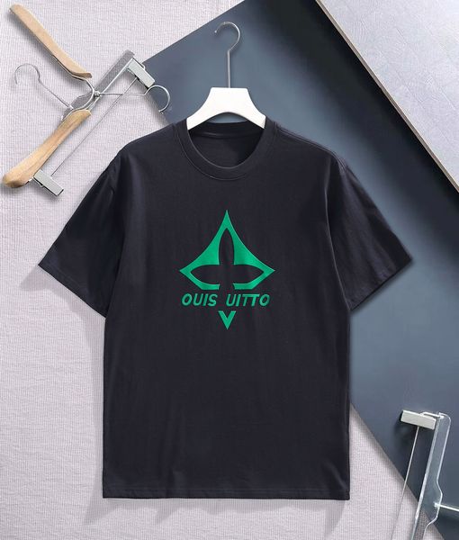 

men's t-shirt women's designer europe and america 2023 cotton fashion casual black and white letter short sleeve street polo short, White;black
