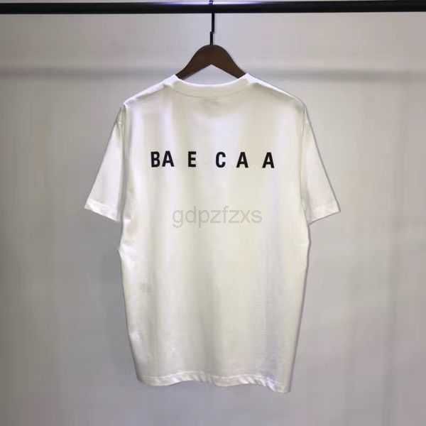 

paris 2023 luxury designer mens women t shirt beige letter printed shirts short sleeve fashion brand bb men's and women's t shirt, White;black