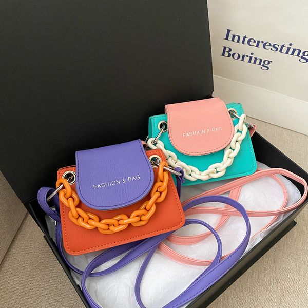 

evening bags ladies small for women mini crossbody female acrylic chain contrast color shoulder youth luxury designer handbags 230412