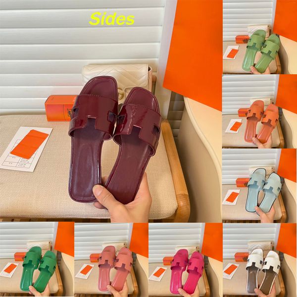 

women femmes pantoufles sandales slippers designer sandals oran sandal slipper slides leather flat woody mules luxury platform pantoufles sa, Black