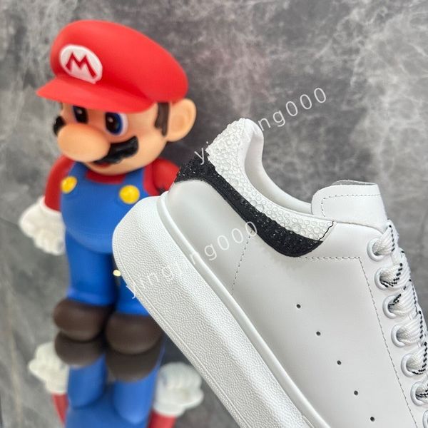 

2023new designer men sneakers womens casual shoes platform loafers trainers black leather shoes chunky round head sneaker