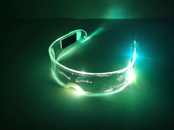 

led lighted toys luminous acrylic led goggles music festival bar bungee dance party luminous glasses