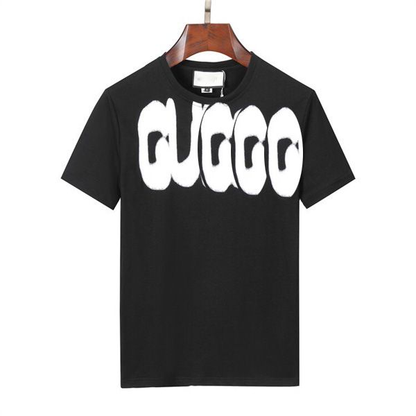 

fashion mens t shirts women designers t-shirts tees apparel man s casual chest letter shirt luxurys clothing street shorts sleeve tshirts 0, White;black