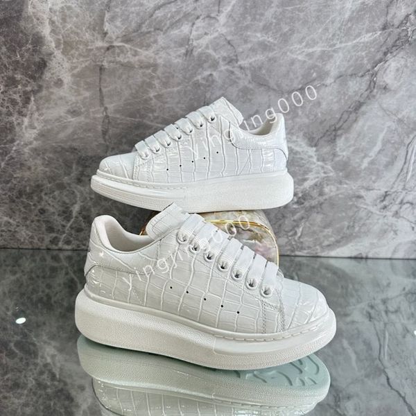 

new designer women sneakers mens casual shoes platform loafers trainers black leather shoes chunky round head sneaker