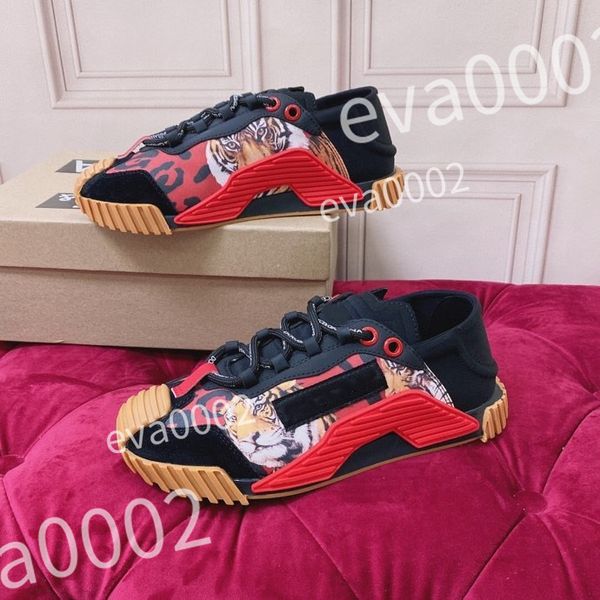 

2023 women sneakers travel shoes leather lace-up sneaker cowhide fashion lady flat designer trainers woman shoe men sneakers, Black