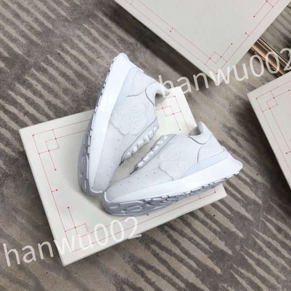 

new rs shoes canvas sneakers fashion platform trainers calfskin sneaker rubber outsole casual shoe, Black