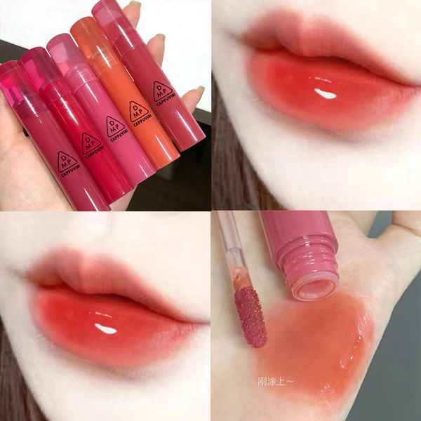 

moisturizing mirror glass lip gloss fruit juice lipstick waterproof lip stick longlasting women red lip makeup cosmetic