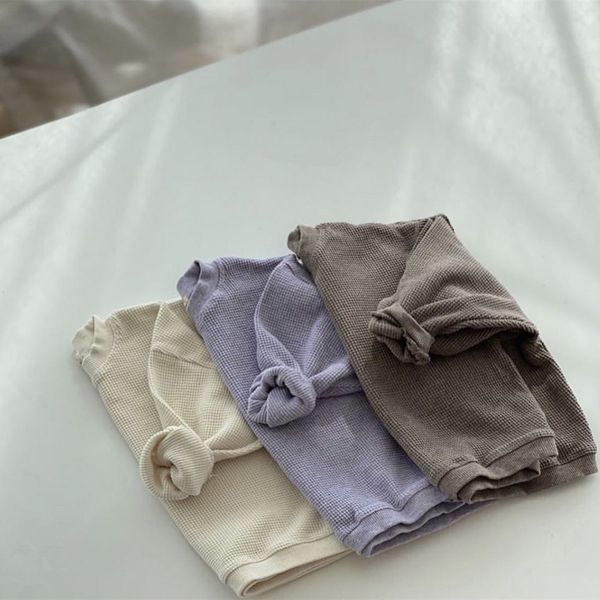 

t-shirts autumn children's long sleeve t-shirt solid bat sleeve korean children's lacquered children's leisure t-shirt 230412, Blue
