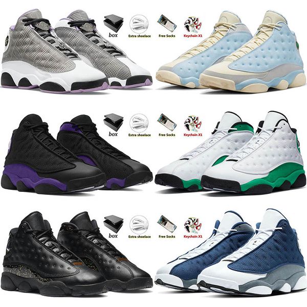 

2023 basketball shoes 13 jumpman 13s playoffs court purple bred lucky green flint starfish trainers women for men outdoor sneakers 36-47