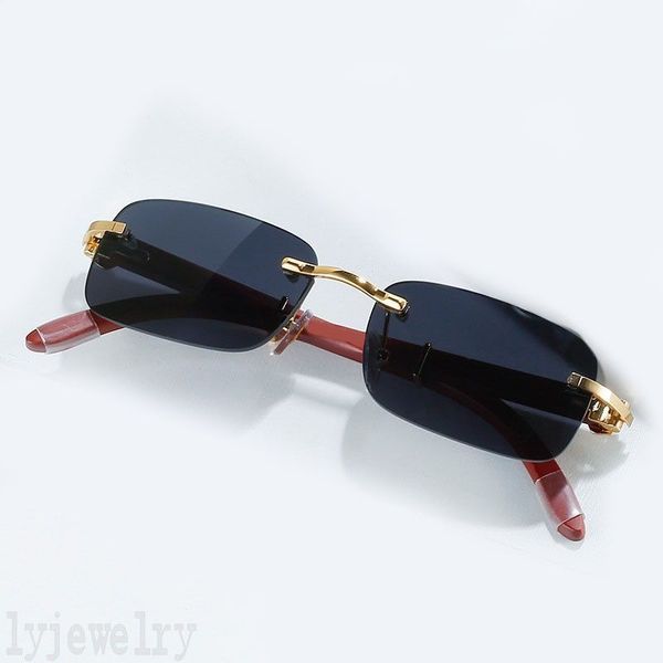 

trendy mens sunglasses women shades rectangle lens lentes de sol transparent frameless reading rectangles modern style designer sun glasses, White;black