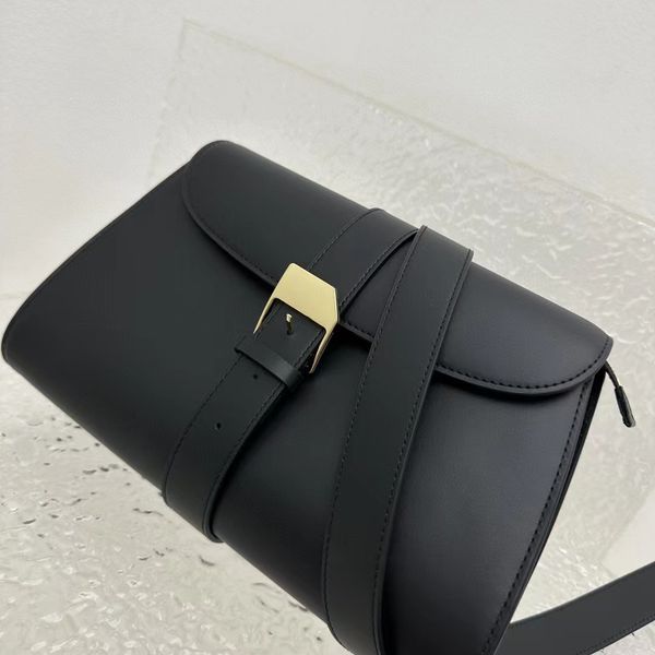 

First order black TR23ss accordion clutch 10A designer bag original order genuine leather clutch bag designer bag Christmas travel bag wallet shopping bag 27CM