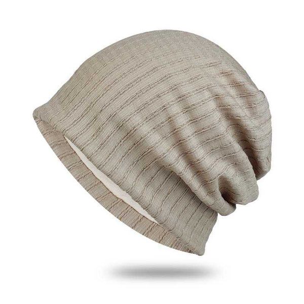

hbp men's and women's baotou caps spring and autumn thin pullover caps korean edition stacked caps breathable loose moonlight caps, Blue;gray