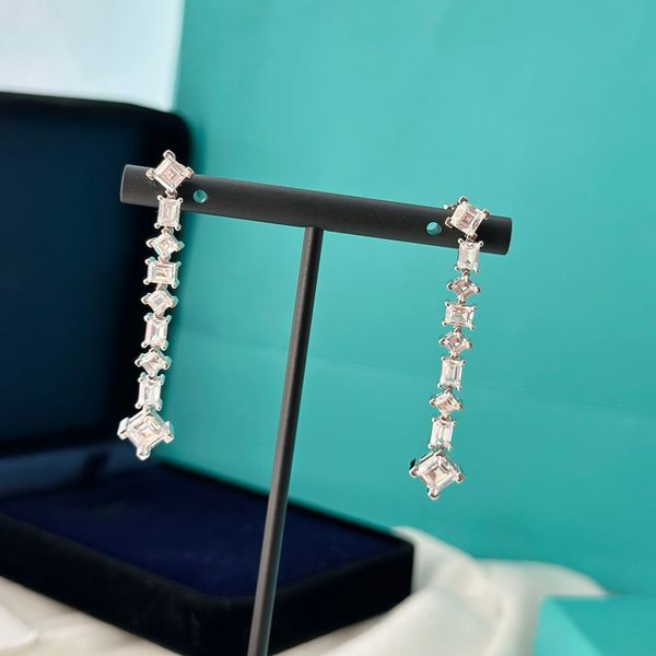 

fashion stud earrings crystal diamond designer for women multi style contact customer service for customization, Golden;silver