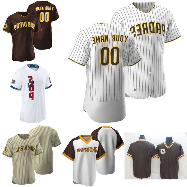 

2022 custom jersey mens women youth san diego''padres''33 mark melancon 50 adrian morejon 4 wil myers 26 austin nola bas, Blue;black