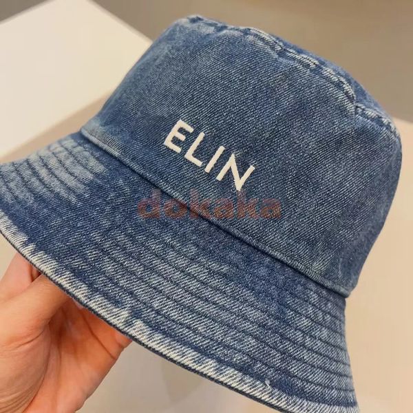 

womens designer patch embroidery wide brim hats mens ball caps casual lettering curved women bucket hats fashion letters hat printing, Blue;gray