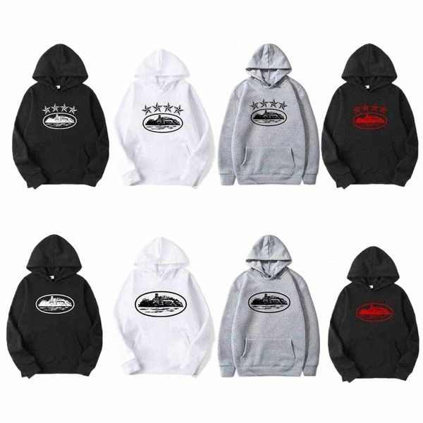 

mens hoodies designer alcatraz hoodie star print fashion hip-hop cotton clothes womens hoodie large hoodie, White;black