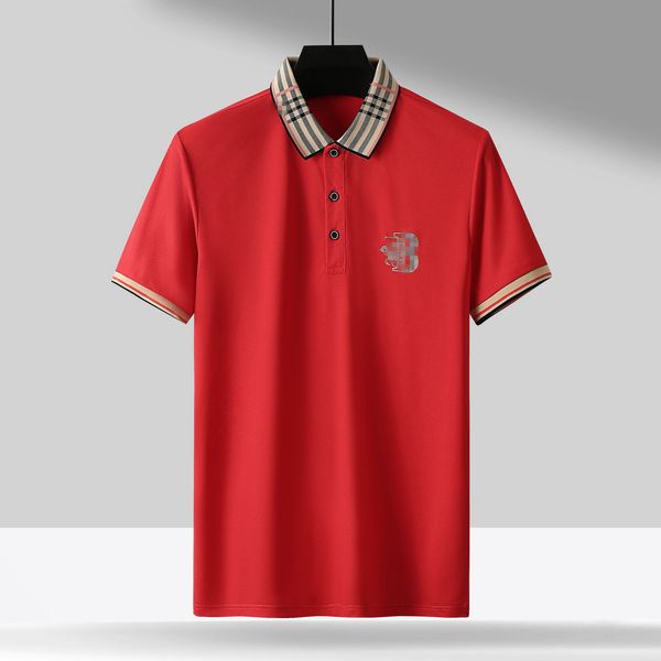 

brand fashion designer men's polo shirt short sleeve t-shirt original single lapel jacket sportswear jogging suit, White;black