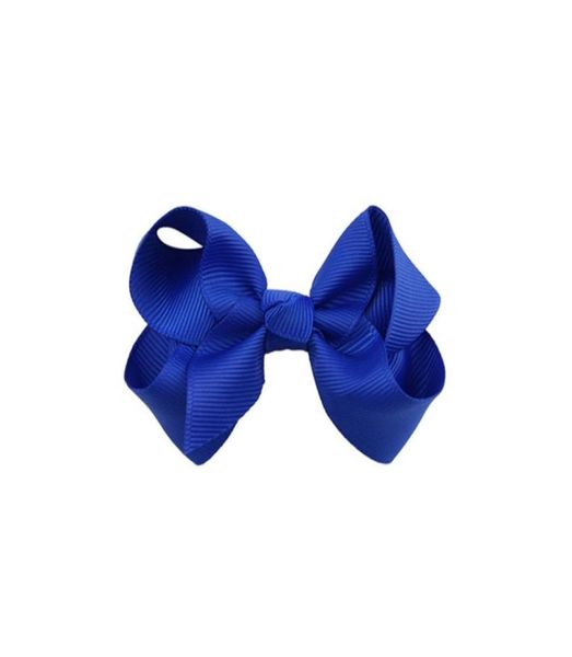 

100 pcs korean 3 inch grosgrain ribbon hairbows baby girl accessories with clip boutique hair bows hairpins hair ties 238 k27846993, Slivery;white