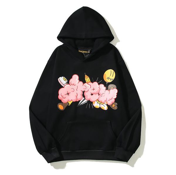 

cy450 black mens hoodie fleece jumper designer hoodies streetwear pullover sweatshirt men's clothing