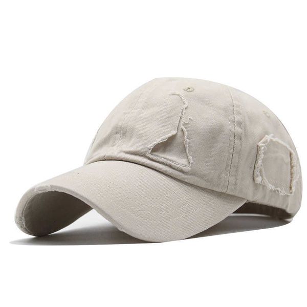 

ball caps summer women distressed hat cotton adjustable trucker hat male girls sports hat vintage ripped baseball cap gorros p230412, Blue;gray