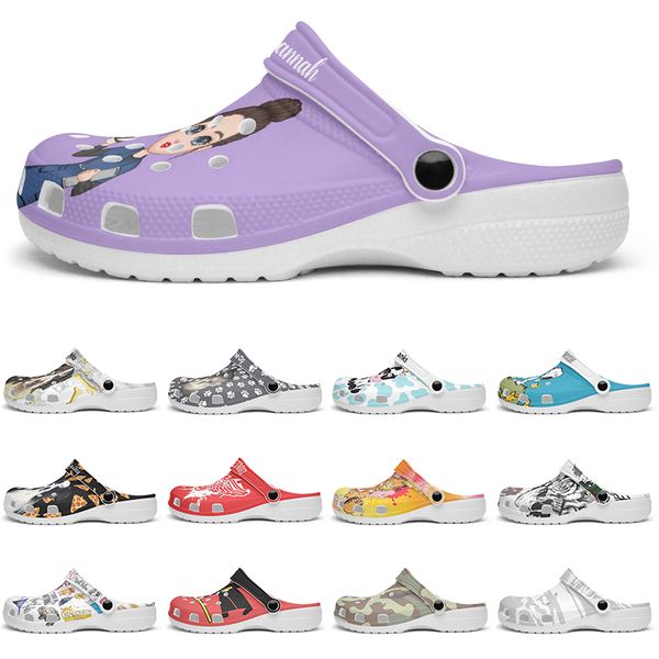 

Customized clean exquisite fashionable precious beautiful Diy shoes for men and women's indoor slippers 43-101879